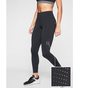 NWT Athleta contender laser cut 7/8 tight